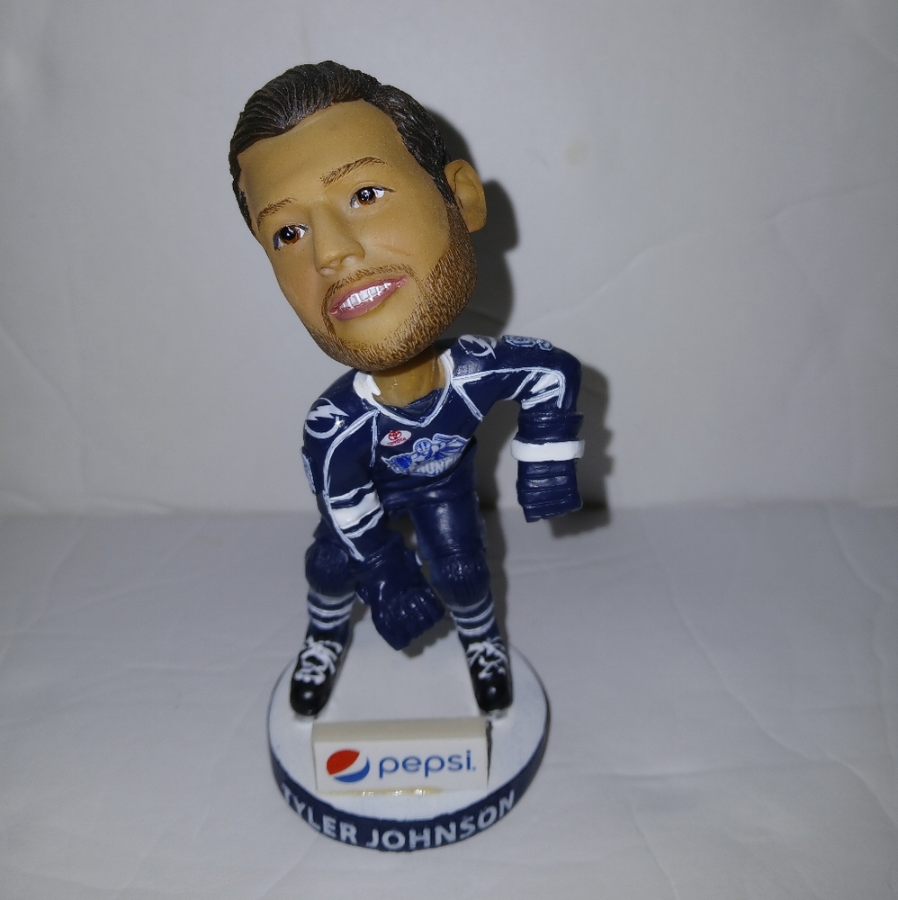 Tyler Johnson Syracuse Crunch Miniature Bobblehead Tampa Bay Lightning